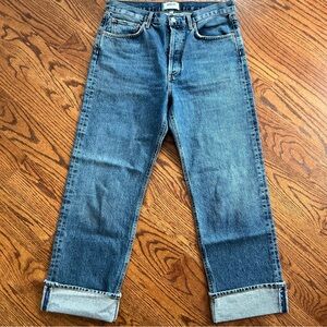 Agolde Fran Wide Leg Organic in Control 28